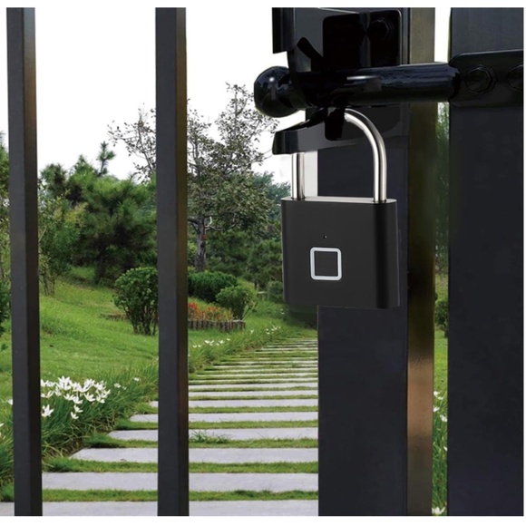 K712 BIOLOQ Hardened Fingerprint Biometric Padlock Keyless Biometric Gate Locks - Picture 2 of 4